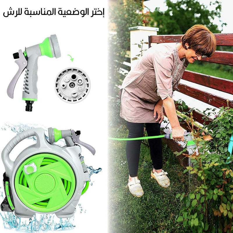 بكرة خرطوم مياه قابلة للسحب بطول 15 متر