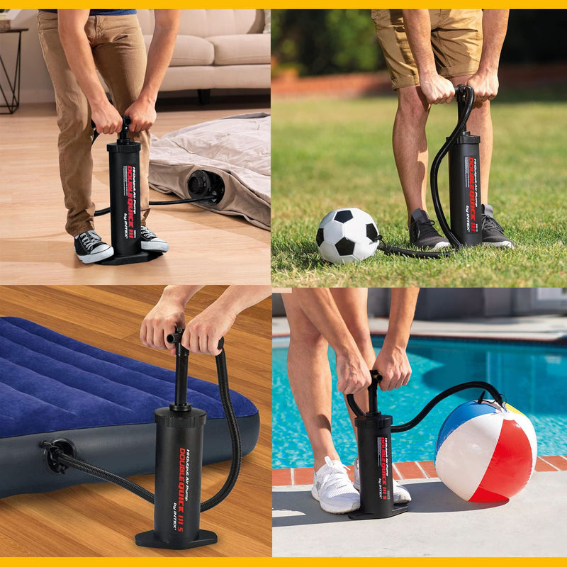 منفاخ متعدد الإستخدامات اليدوي Intex Double Quick III S Hand Pump