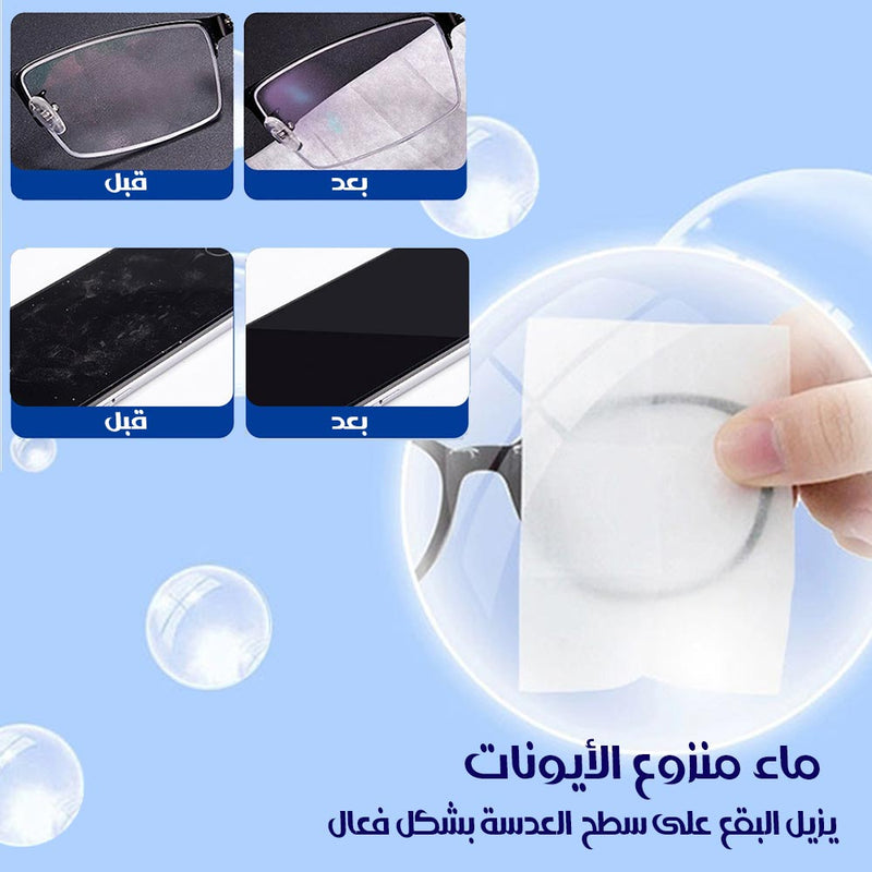 100 قطعة لتنظيف العدسات والشاشات