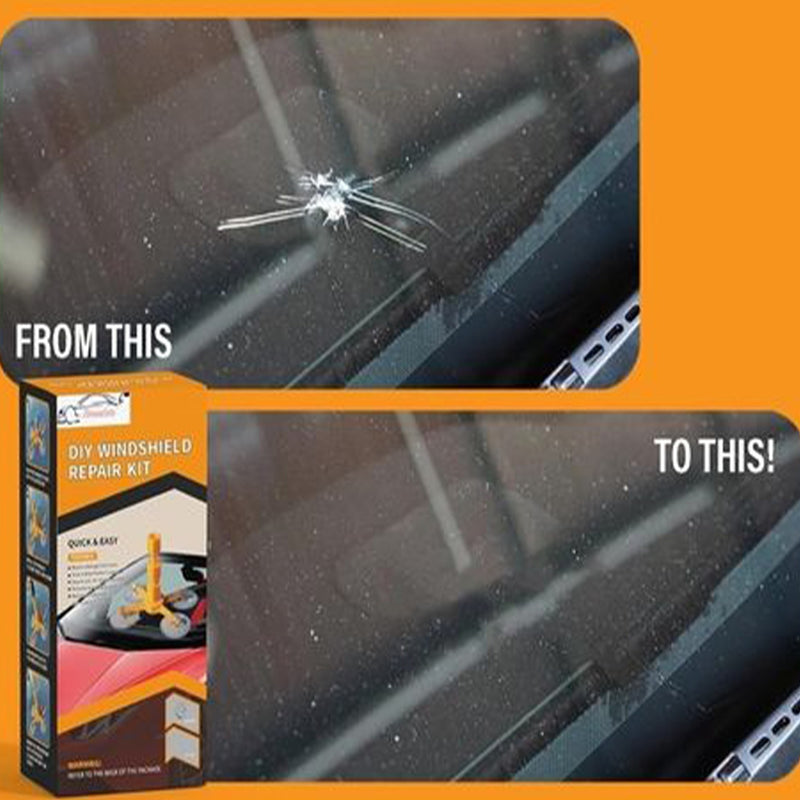 مجموعة أدوات إصلاح الزجاج  للسيارة Visbella Car Windscreen Windshield Repair Tool Kit
