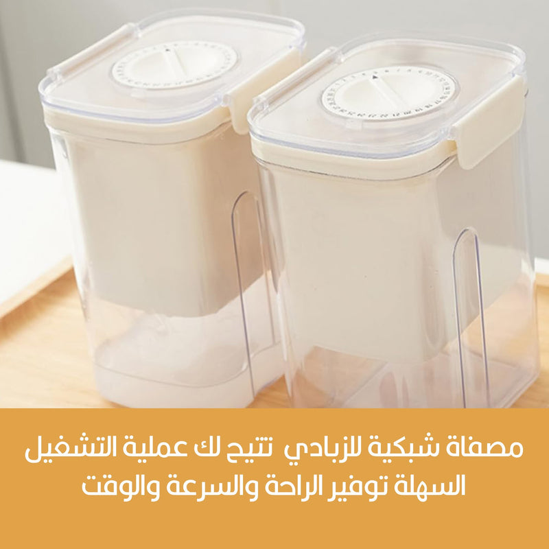 صانعة اللبنة والزبادي Manual yogurt and milk strainer