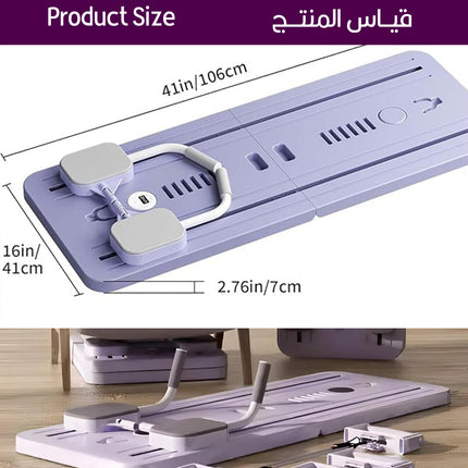 لوح قاعدة تمارين رياضية منزلية Adjustable Knee Pads and Handles