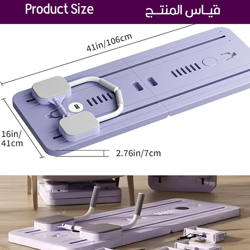لوح قاعدة تمارين رياضية منزلية Adjustable Knee Pads and Handles