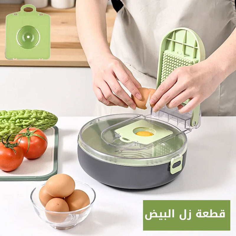 قطاعة الخضار متعددة الوظائف 1×9