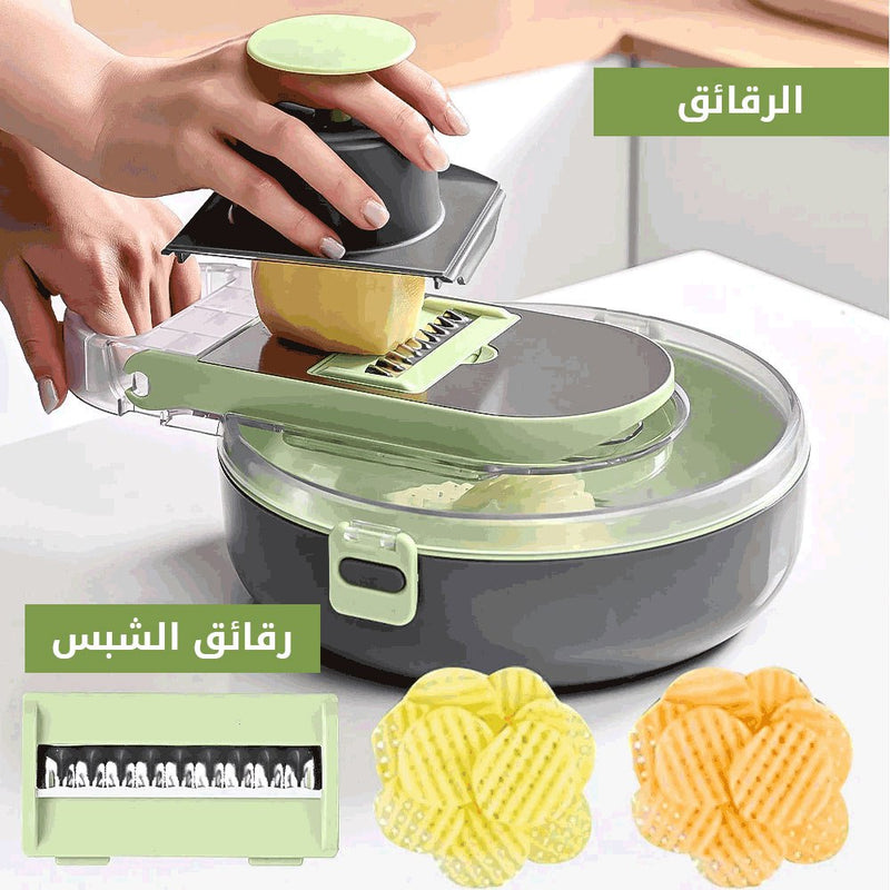 قطاعة الخضار متعددة الوظائف 1×9