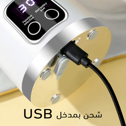 خلاط فواكه دجيتال 3 برامج يعمل بالشحن 400 مل Juicers Fruit Mixers USB Rechargeable