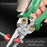 زرادية تجريد الأسلاك متعددة الوظائف 8 في 1 Laoa Multifunctional Wire Stripping Pliers LA324108