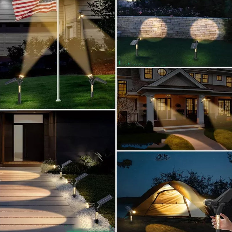 بالطاقإضاءة خارجية تعمل بالطاقة الشمسية Solar Spot Lights Outdoor