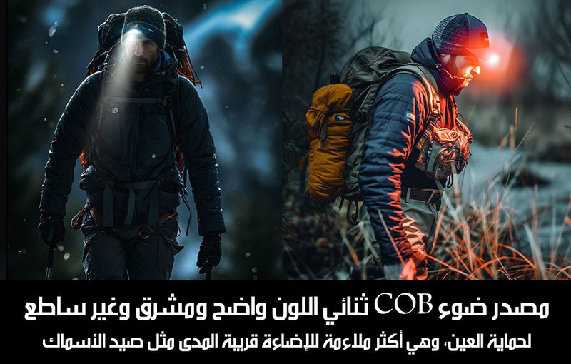 ليد صغير فائق السطوع شحن مع مشبك تثبيت L300 SMART MINI HAT CLIP LIGHT