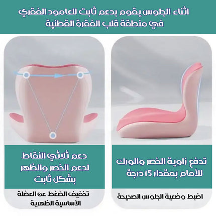 وسادة جلوس بمنحنيات فيسيولوجية PHYSIOLOGICAL CURVE SIT