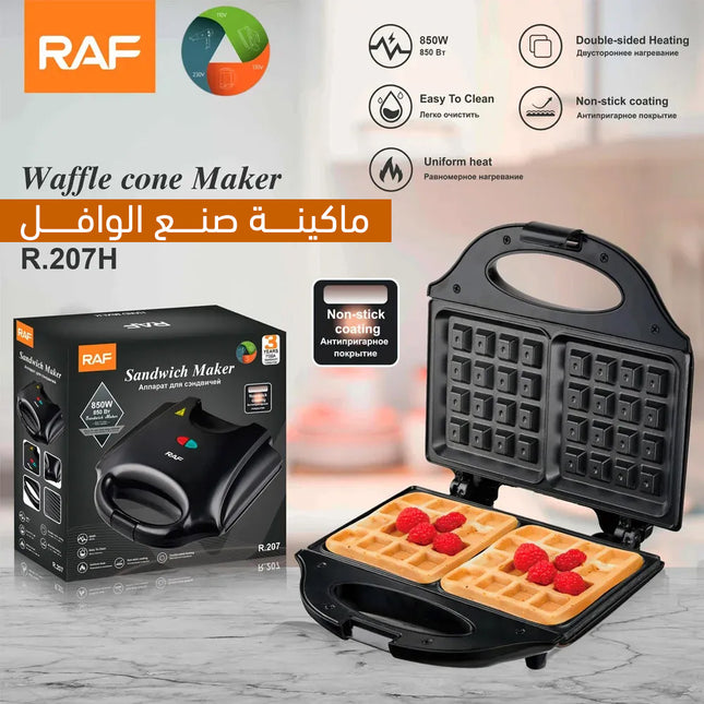 ماكينة صنع الوافل raf crep maker r.207h