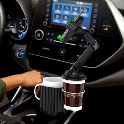 ستاند حامل الموبايل والكاسات للسيارة Heavy Duty Car Cup Mount Holder Phone Mount with Expandable Cup
