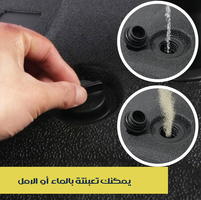 عمود اضاءة (LED) (UFO) شمسية خارجي قابل للنقل UFO PORTABLE OUTDOOR SOLAR LIGHT POLE