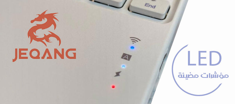 كيبورد بلوتوث لاسلكي بلوح تحكم باللمس WIRELESS BLUETOOTH KEYBOARD WITH TOUCHPAD