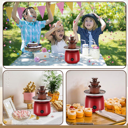 شلال شوكولاتة كهربائي صغير MINI CHOCOLATE FOUNTAIN