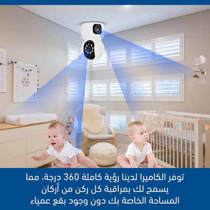 كاميرا 1080P HD ثنائية العدسات لاسلكية Cloud Storage Intelligent Camera