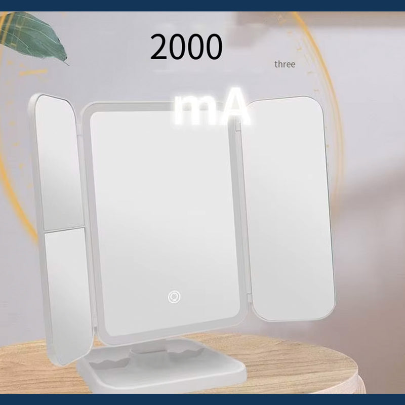 مرآة مكياج بإضاءة ليد Portable Makeup Mirror