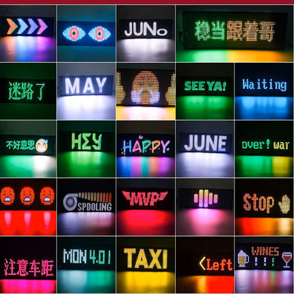 لوحة إضاءة ليد للسيارات مع تطبيق ذكي للتحكم Car LED Signage Smart APP Control