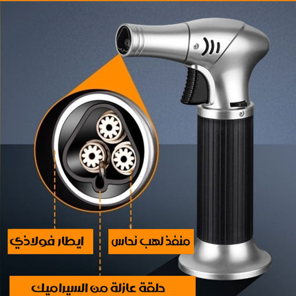 ولاعة وشعلة غاز مضادة للهواء
