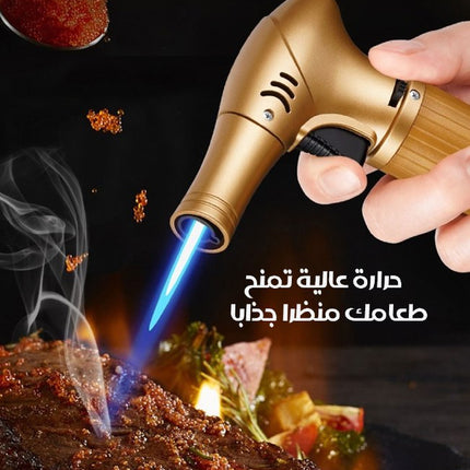 ولاعة وشعلة غاز مضادة للهواء