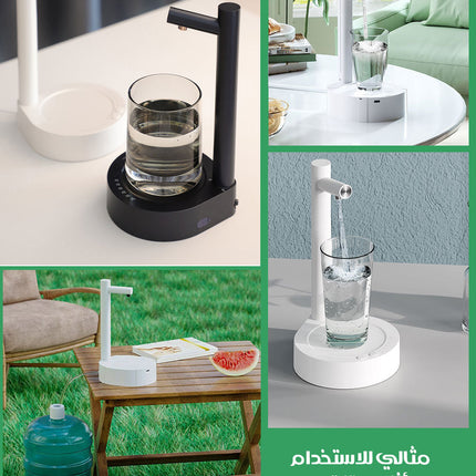 مضخة توضع على الطاولة لسحب مياه الشرب من القارورة شحن Desktop Water Bottle Dispenser