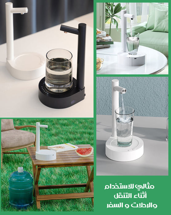 مضخة توضع على الطاولة لسحب مياه الشرب من القارورة شحن Desktop Water Bottle Dispenser