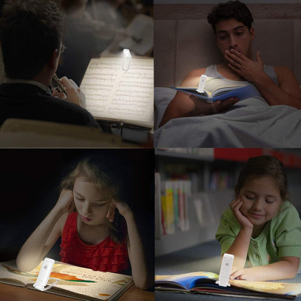 مصباح قراءة كتاب قابل لإعادة الشحن Book Reading Light Rechargeable Light
