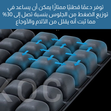 مخدة مقعد هوائية قابلة للنفخ Air Seat Cushion Upgraded Easy Inflatable Seat Cushion
