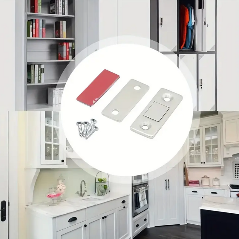 مفصلات مغناطيسية لإغلاق الأدراج والخزائن Magnetic Drawer And Cabinet Closers Hinges