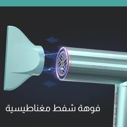 سشوار تجفيف الشعر الكهربائي iparah p-385 cross-border high-speed bldc hair dryer