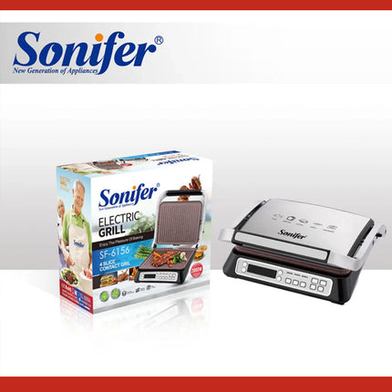 جريل شواء كهربائي sonifer slice double sided contact grill electric SF-6156