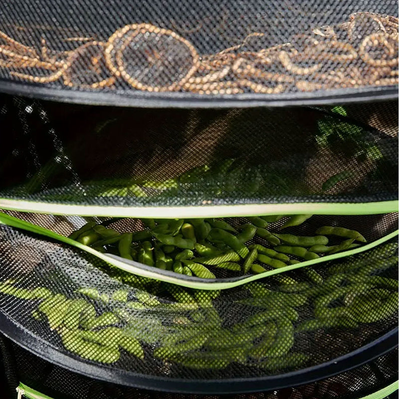 أرفف شبكية معلقة لتجفيف الخضار و الفواكه Mesh shelves for drying vegetables and fruits