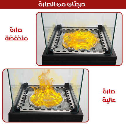 فير بليس(تدفئة) خارجية أو داخلية بالغاز Fireplace external or internal