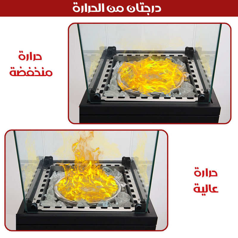فير بليس(تدفئة) خارجية أو داخلية بالغاز Fireplace external or internal