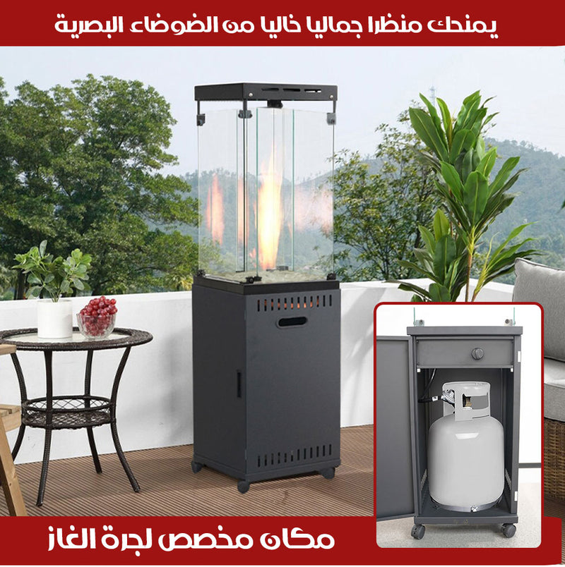 فير بليس(تدفئة) خارجية أو داخلية بالغاز Fireplace external or internal