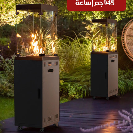 فير بليس(تدفئة) خارجية أو داخلية بالغاز Fireplace external or internal
