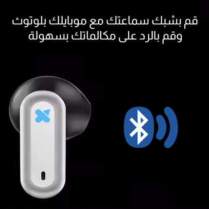 سماعة بلوتوث تعمل بالشحن بالطاقة الشمسية أو بمدخل USB X-LIVE Schneider B1 car headset Bluetooth headset