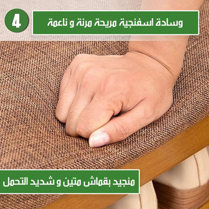 3x1 خزانة أحذية طبقتين مع مقعد و مكان للتخزين Shoe Bench with Seat