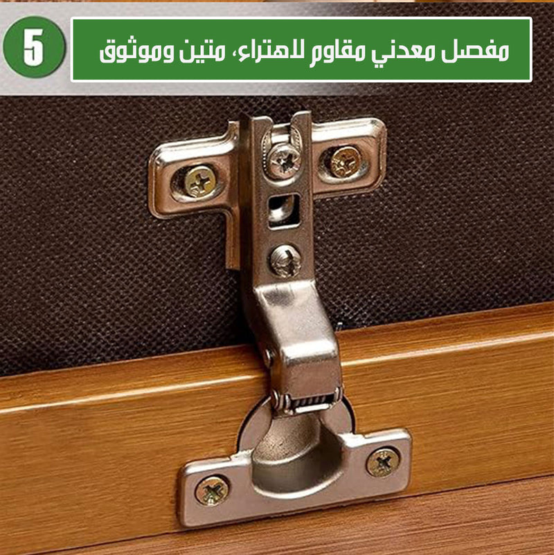3x1 خزانة أحذية طبقتين مع مقعد و مكان للتخزين Shoe Bench with Seat