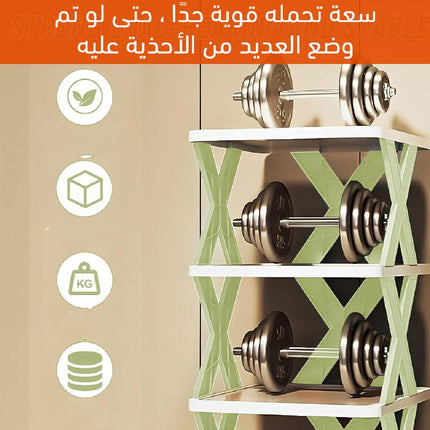 رف أحذية قابل للطي