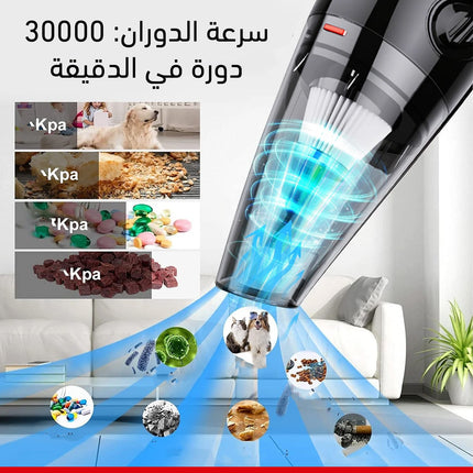 مكنسة قابلة لإعادة الشحن dsp