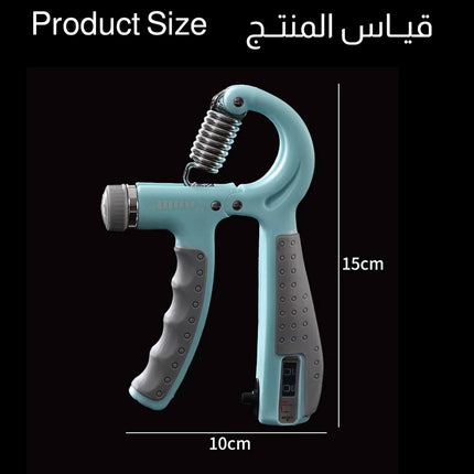 كماشة قبضة اليد القابلة للتعديل من 5 إلى 60 كجم Adjustable Hand Gripper Strengthener