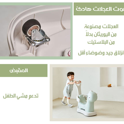 1x2 الديناصور المرح (اطفال) Spring Car Set