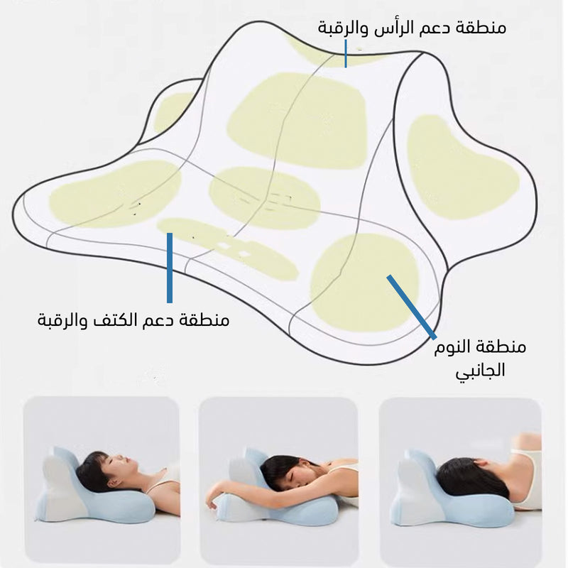 الوسادة الهرمية متعددة الوضعيات Multi-position pyramid pillow