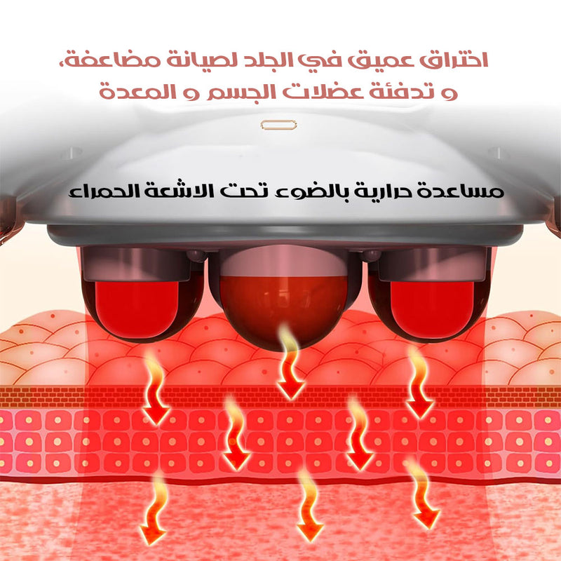 جهاز تدليك حراري بحجر السيبين والزيوت العطرية(شحن) Electric massager Sibin Bianstone HOT