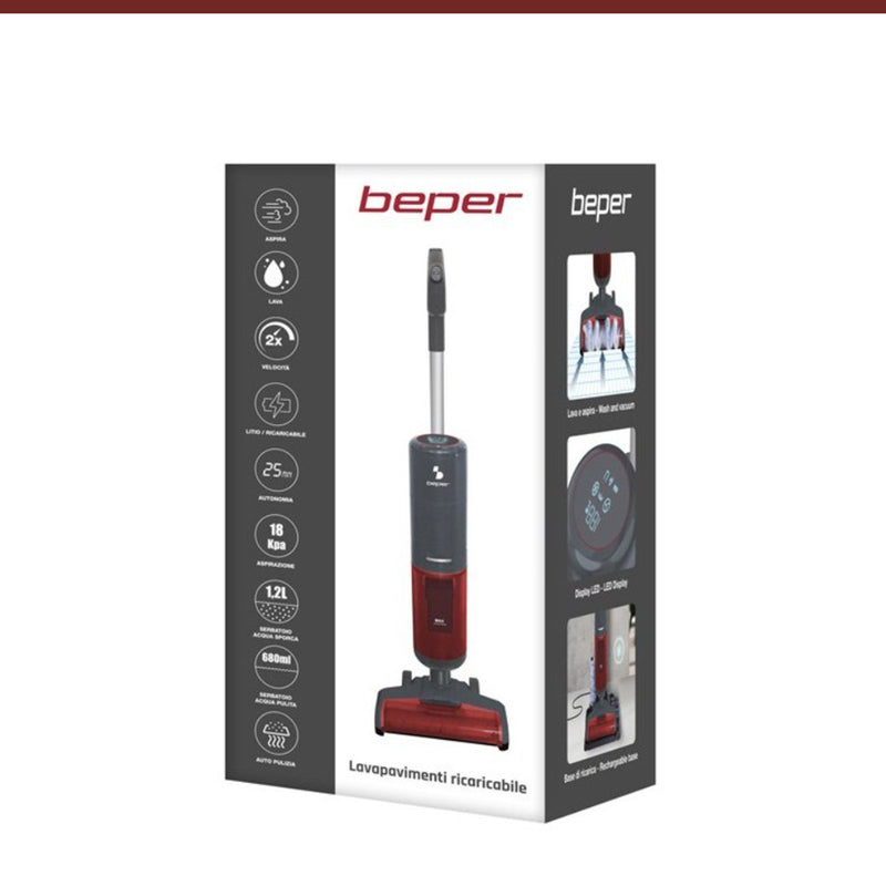 مكنسة ذكية لاسلكية لتنظيف وشفط ماء الارضيات beper VACUUM CLEANER AND WATER SUCTION