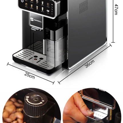 ماكينة طحن و صنع القهوة الاوتوماتيكية AUTOMATIC COFFEE MACHINE r.118