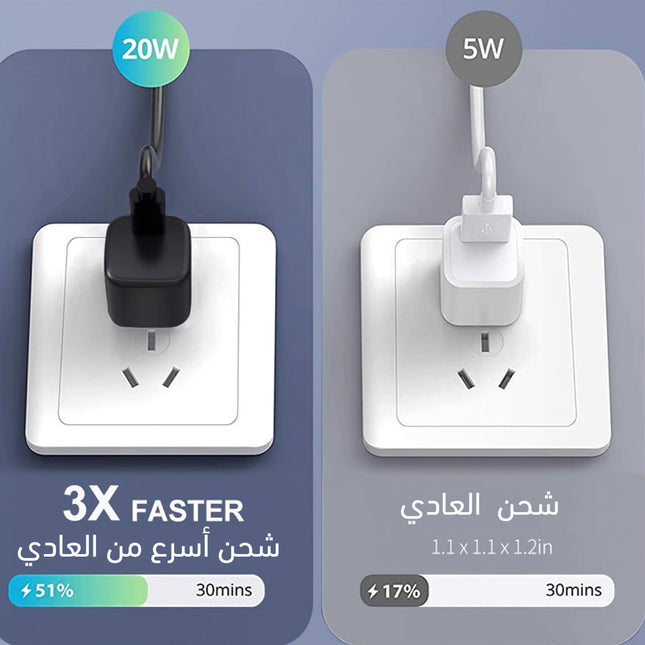 عضمة شحن نوع ODEC FAST CHARGING 2O W C
