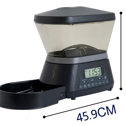 جهاز تنظيم وجبات الحيوانات الاليفة قابل للبرمجة Automated Pet Feeder