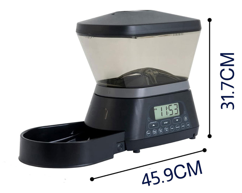 جهاز تنظيم وجبات الحيوانات الاليفة قابل للبرمجة Automated Pet Feeder